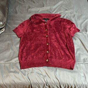 Forever 21 US S, cropped collared sweater